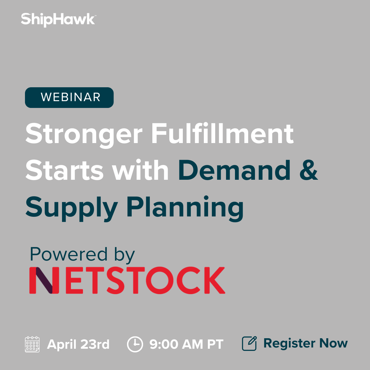 [Webinar] Demand Planning with Netstock